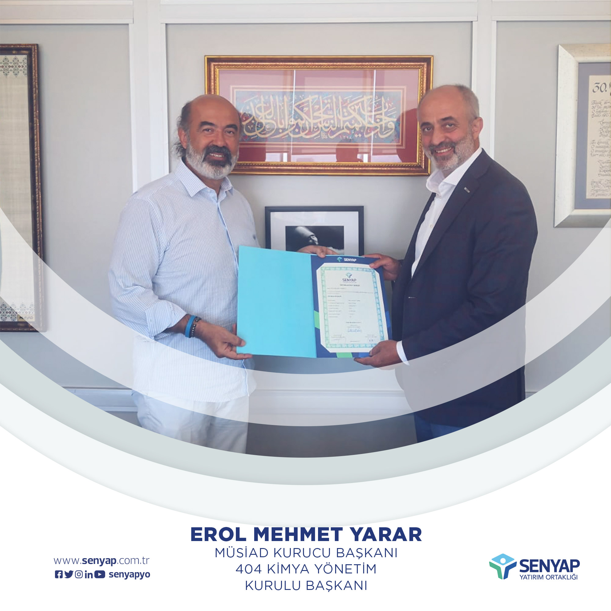 Erol Mehmet Yarar - MÜSİAD Kurucu Başkanı ve 404 Kimya Yönetim Kurulu Başkanı